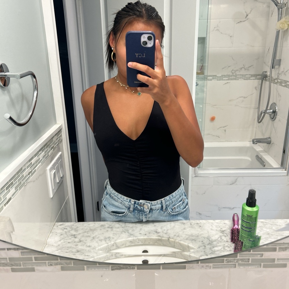 Zara black bodysuit